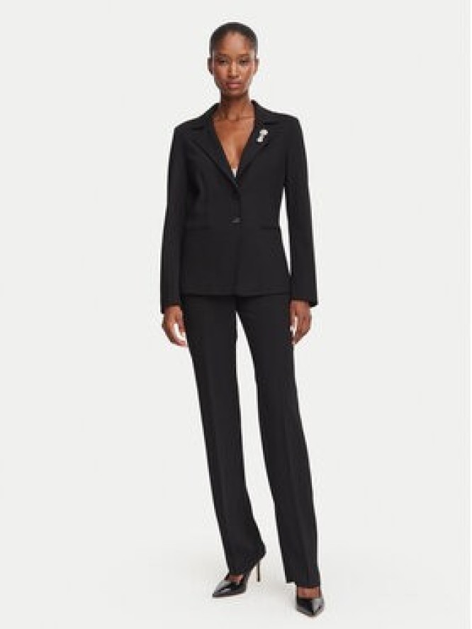 Marella Marynarka Gommoso 2623916034 Czarny Slim Fit