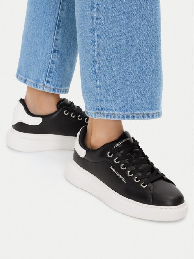 KARL LAGERFELD Sneakersy Kore KL66525 Czarny