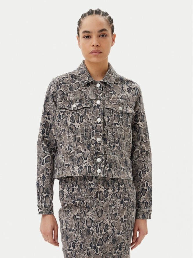 JOOP! Kurtka jeansowa 10019074 30044956 Brązowy Regular Fit