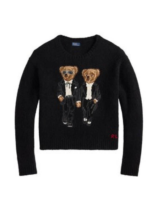 Polo Ralph Lauren Sweter 211978619001 Czarny Relaxed Fit