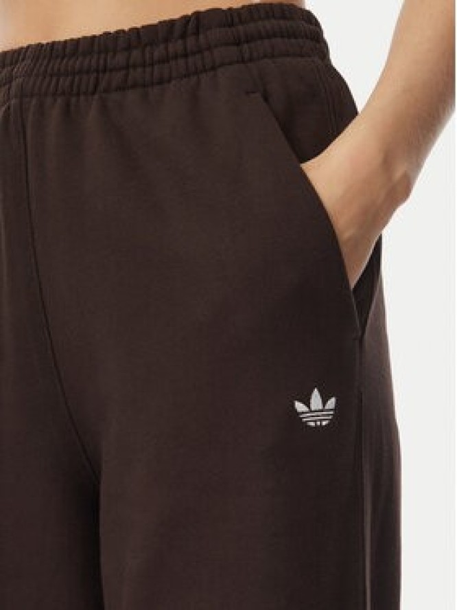 adidas Spodnie dresowe Essential LL0412 Brązowy Wide Leg