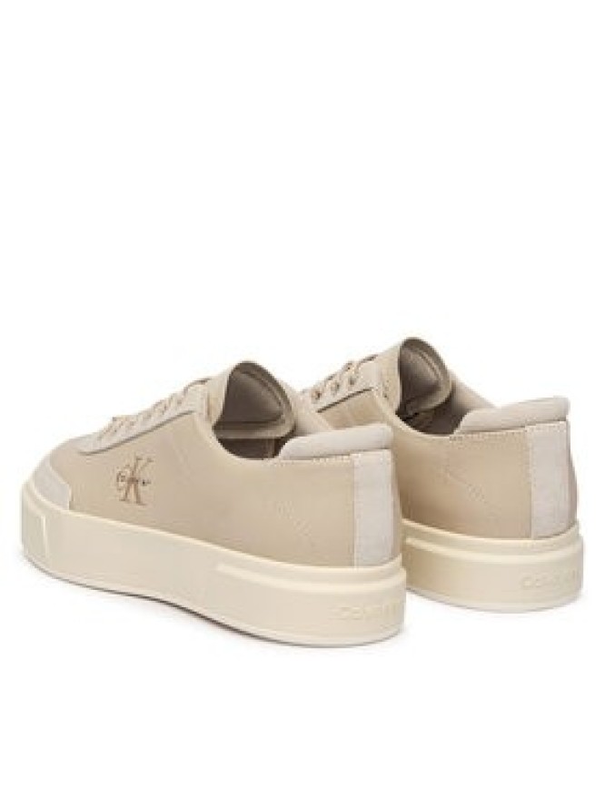 Calvin Klein Sneakersy Basket Cups Lup Wt Lth Su HW0HW02984 Beżowy