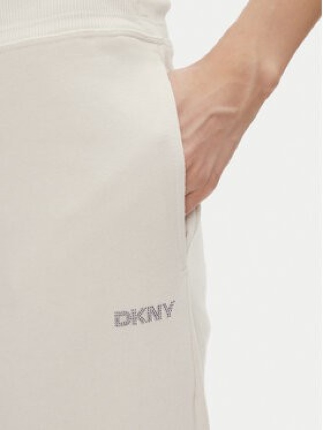 DKNY Sport Spodnie dresowe DP5P3624 Beżowy Regular Fit