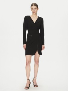 DKNY Sukienka koktajlowa DD4JI62A Czarny Slim Fit