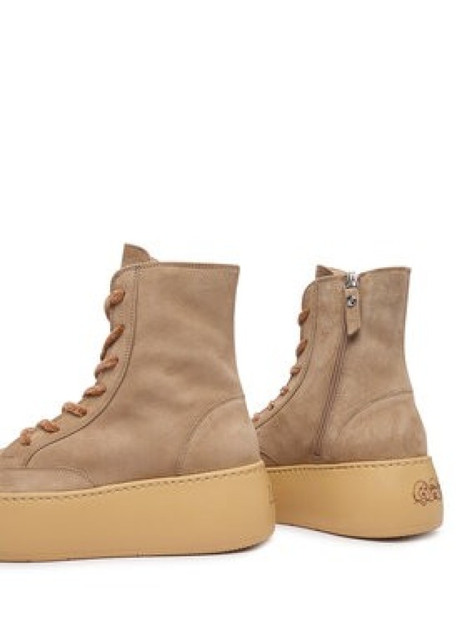 AGL Trzewiki Vibe Lowboot D946512PJV Beżowy