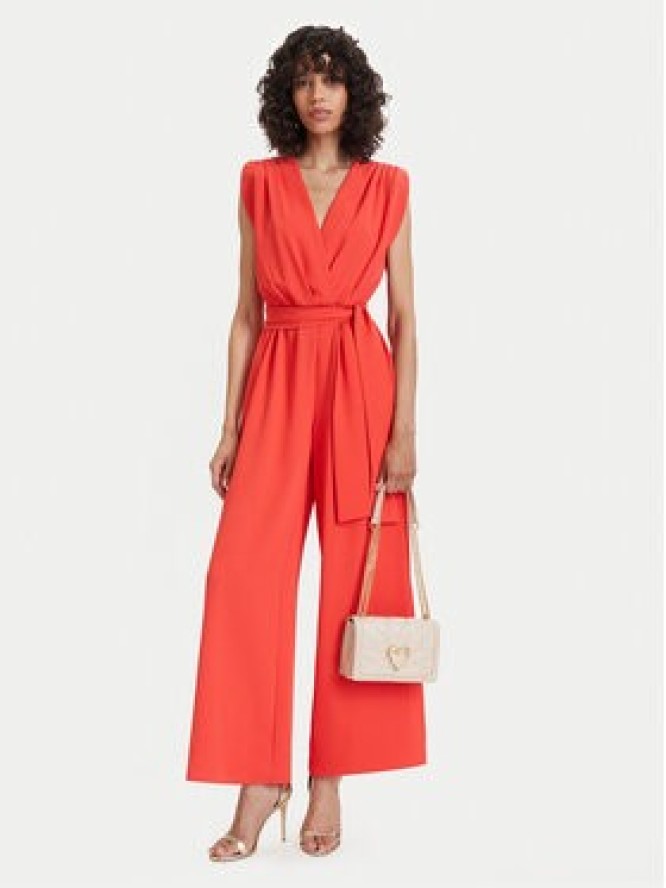 ACCESS FASHION Kombinezon 63-5501-183 Koralowy Regular Fit