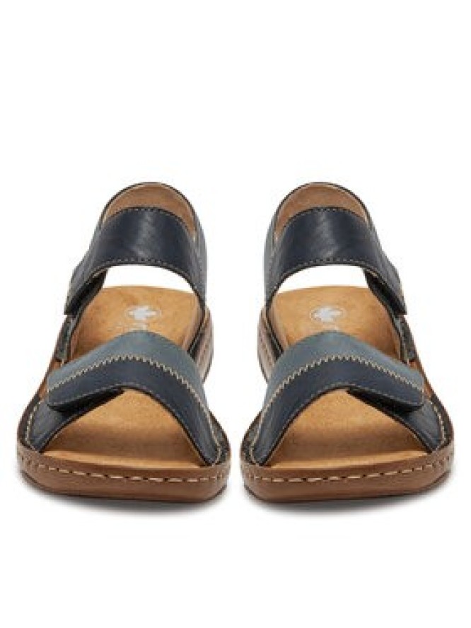 Rieker Sandały V2860-14 Granatowy