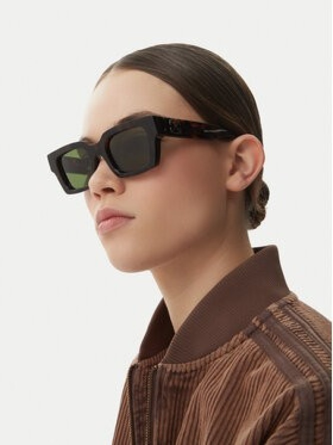 Off-White Okulary przeciwsłoneczne OERI126 Brązowy