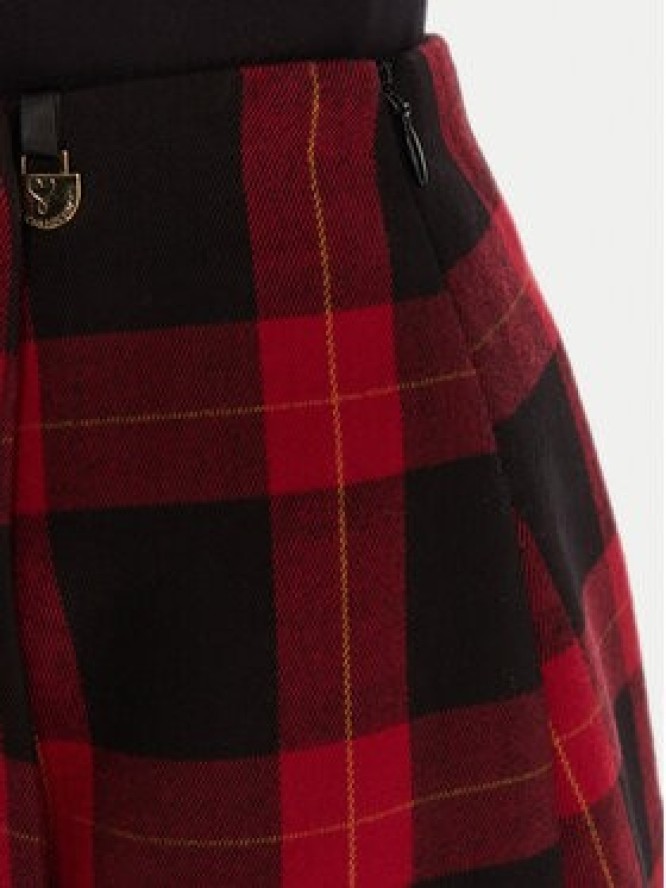 LOLA CASADEMUNT Spódnica mini LF2508003 Czerwony Regular Fit