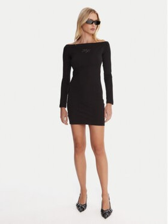 HUGO Sukienka codzienna Noffal_B 50546941 Czarny Slim Fit