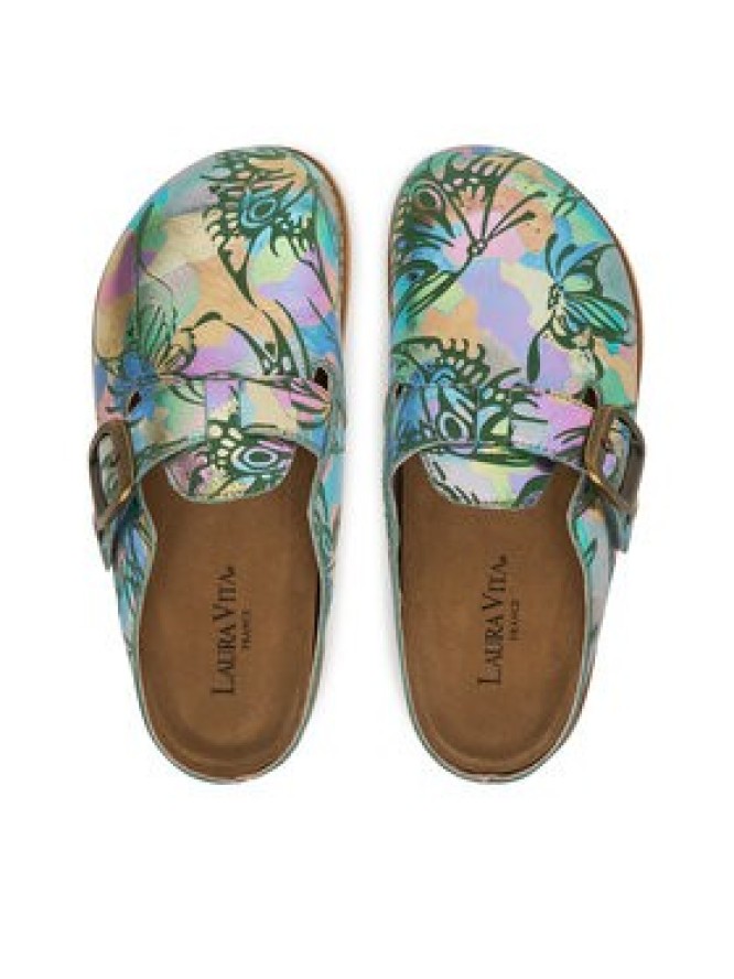 Laura Vita Klapki Brownieo 12 Srebrny