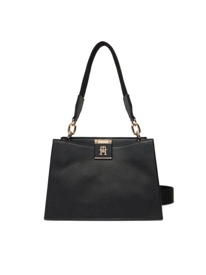 Tommy Hilfiger Torebka Th Her Med Satchel AW0AW17722 Czarny