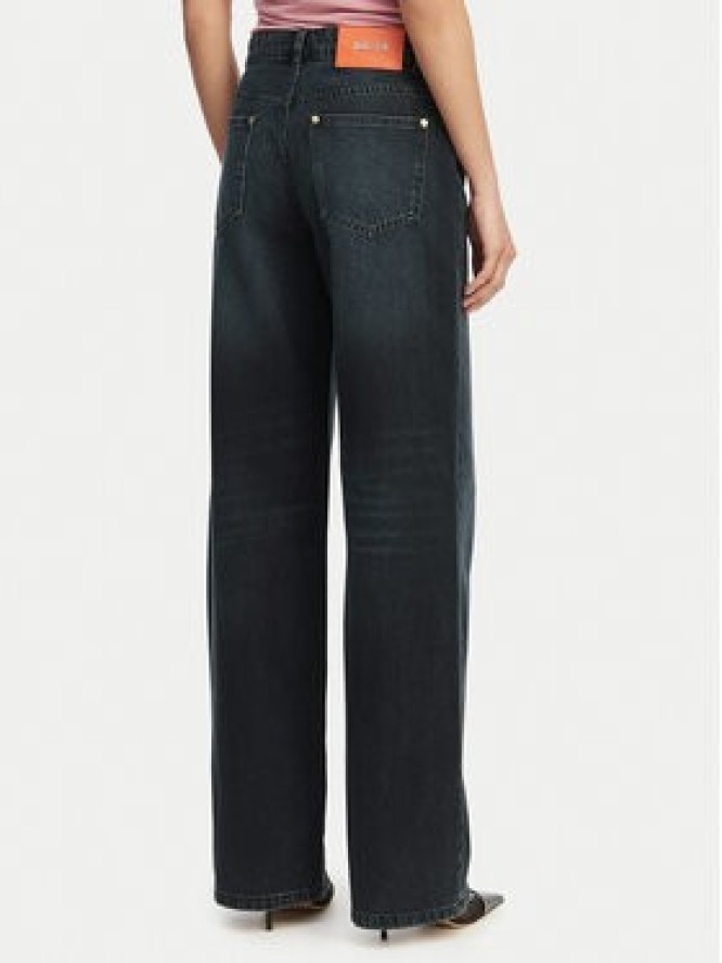 Just Cavalli Jeansy 80PAB5T2 CDWCH Granatowy Straight Fit