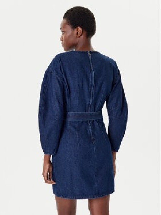 French Connection Sukienka jeansowa 71ZAQ Granatowy Regular Fit
