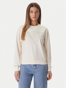 Guess Bluza W6GQ09 K3183 Écru Regular Fit