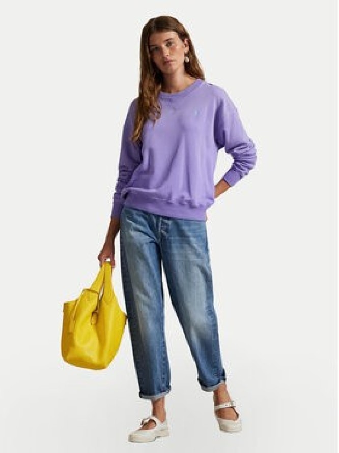 Polo Ralph Lauren Bluza 211971690006 Fioletowy Relaxed Fit