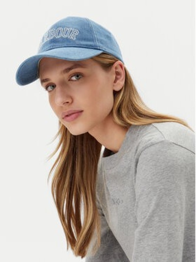 Barbour Czapka z daszkiem Emily Denim LHA0582BL31 Niebieski