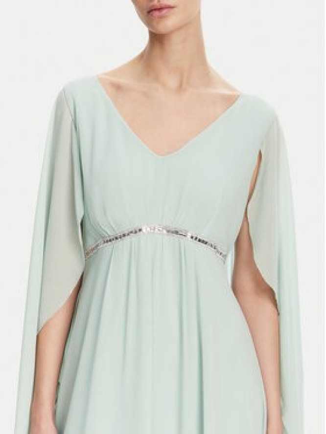 Rinascimento Sukienka wieczorowa CFC0123079003 Zielony Regular Fit