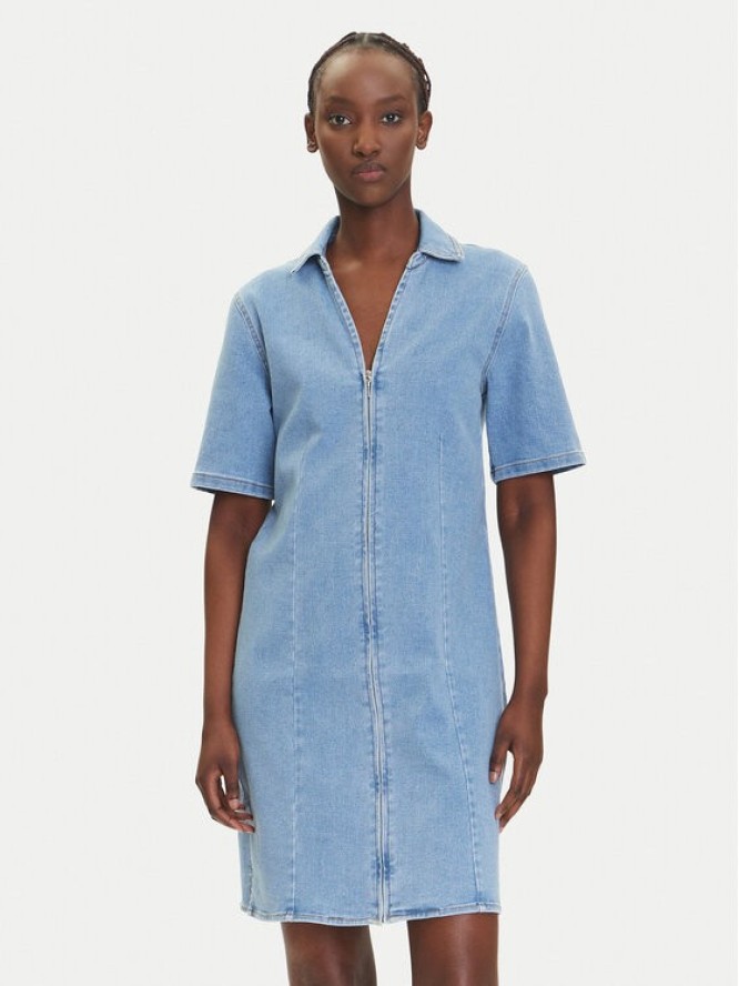 ONLY Sukienka jeansowa Frida 15360436 Niebieski Regular Fit