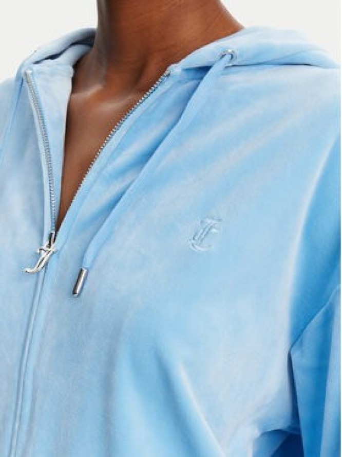 Juicy Couture Bluza Halan JCWAS24342 Niebieski Oversize