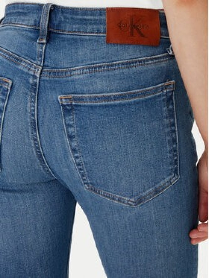 Calvin Klein Jeans Jeansy LV047F704G Niebieski Skinny Fit
