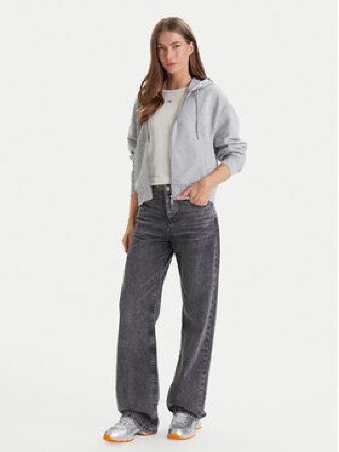 Calvin Klein Jeans Bluza Monogram LV047F208G Szary Relaxed Fit