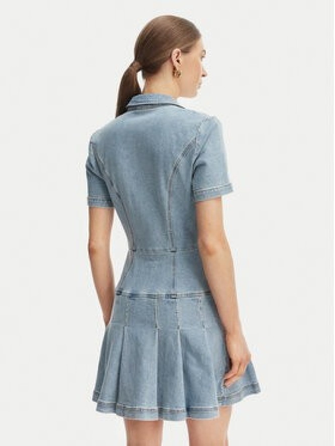 Morgan Sukienka jeansowa 251-RTALA Błękitny Slim Fit