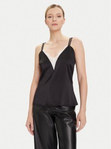 Morgan Bluzka 252-OLAF Czarny Slim Fit