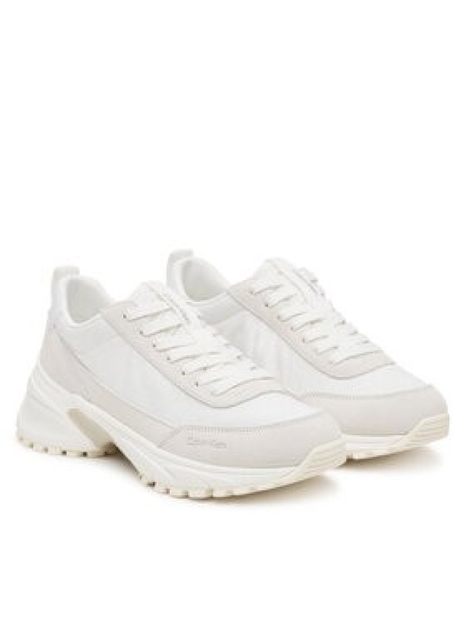 Calvin Klein Sneakersy Hike Runner Casual Ny-Su Aop Wn YW0YW01995 Biały
