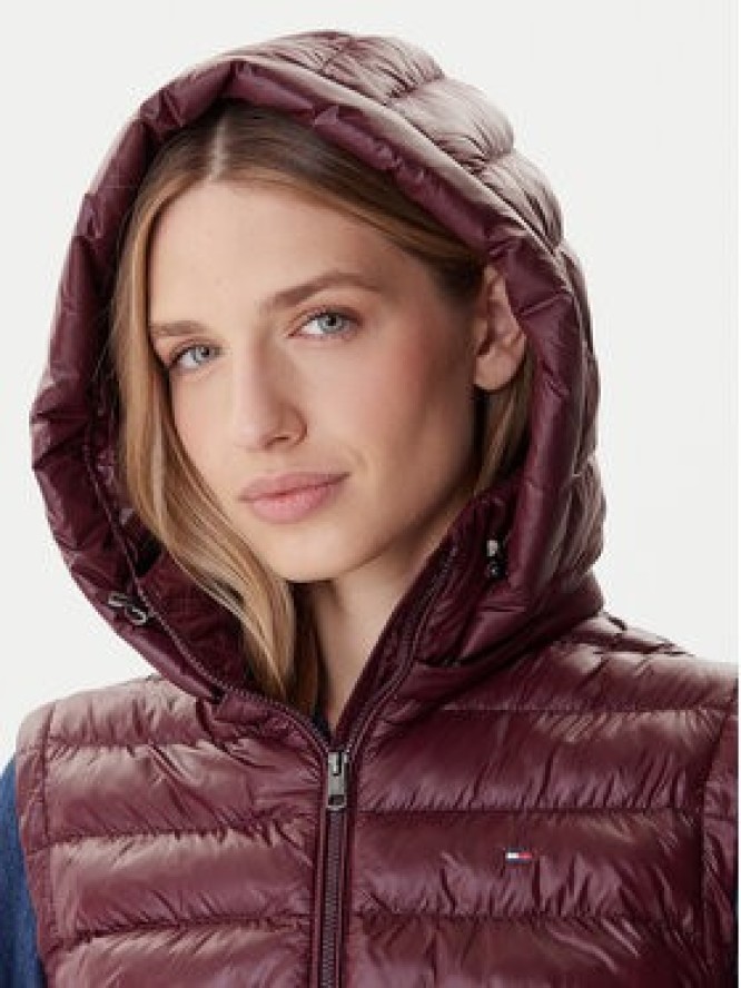 Tommy Hilfiger Bezrękawnik WW0WW47352 Bordowy Slim Fit