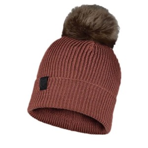 257 Kesha Cloud czapka dziana z pomponem - unisex, bordo