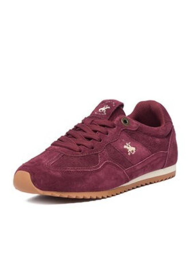 Beverly Hills Polo Club Sneakersy EO-WP40-FC-250104YX Bordowy