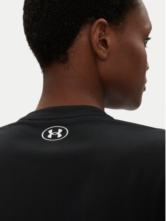 Under Armour Koszulka techniczna Rech SSC 1384231 Czarny Relaxed Fit