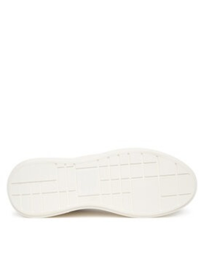 Calvin Klein Sneakersy Chunky Cupsole Laceup Lth Bt Aop YW0YW02036 Biały