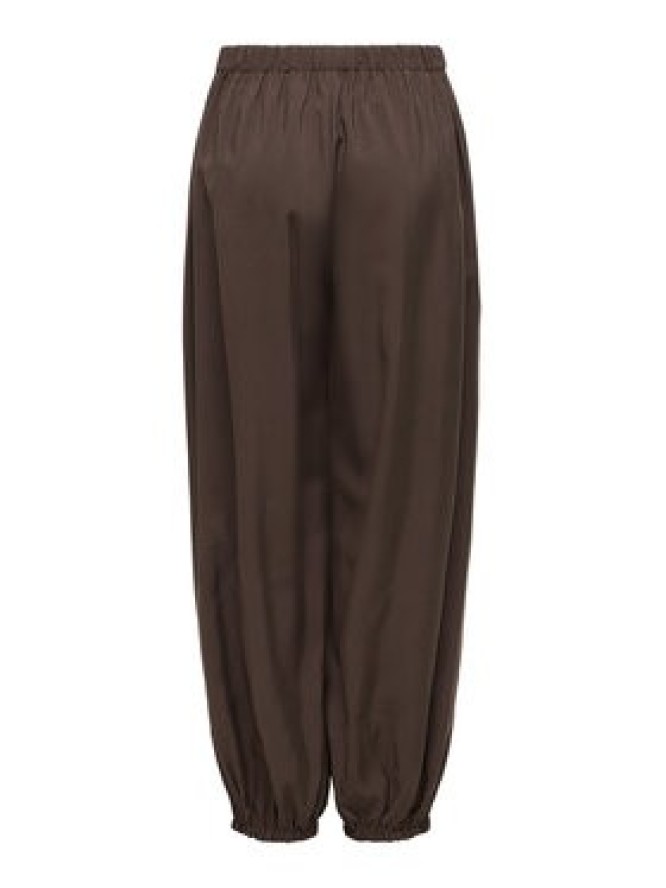 ONLY Spodnie materiałowe Scarly 15380514 Brązowy Relaxed Fit