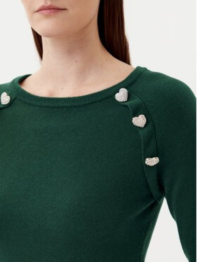 Motivi Sweter M6706001041N Zielony Regular Fit