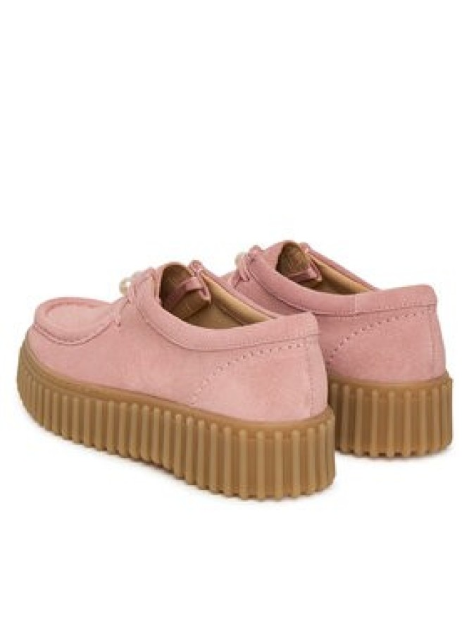 Clarks Półbuty Torhill Bee 26184585 Różowy