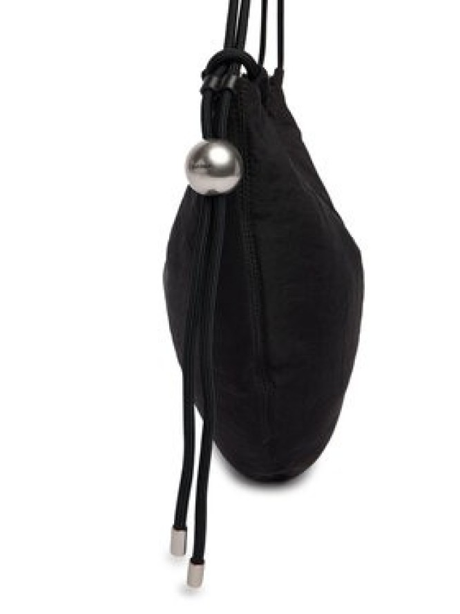 Calvin Klein Torebka Nylon Cord Small Hobo Bag LV04F3382G Czarny