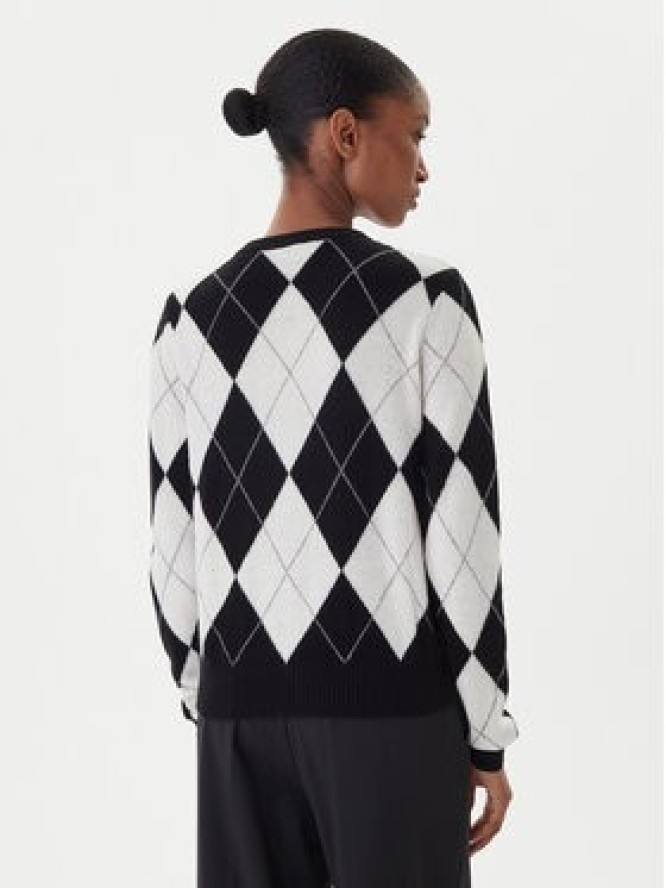 ICONA Kardigan RI5KT007 Czarny Regular Fit