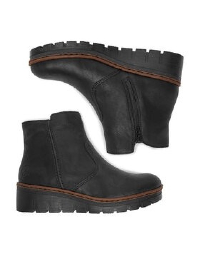 Rieker Botki CEO-X9165-00 Czarny