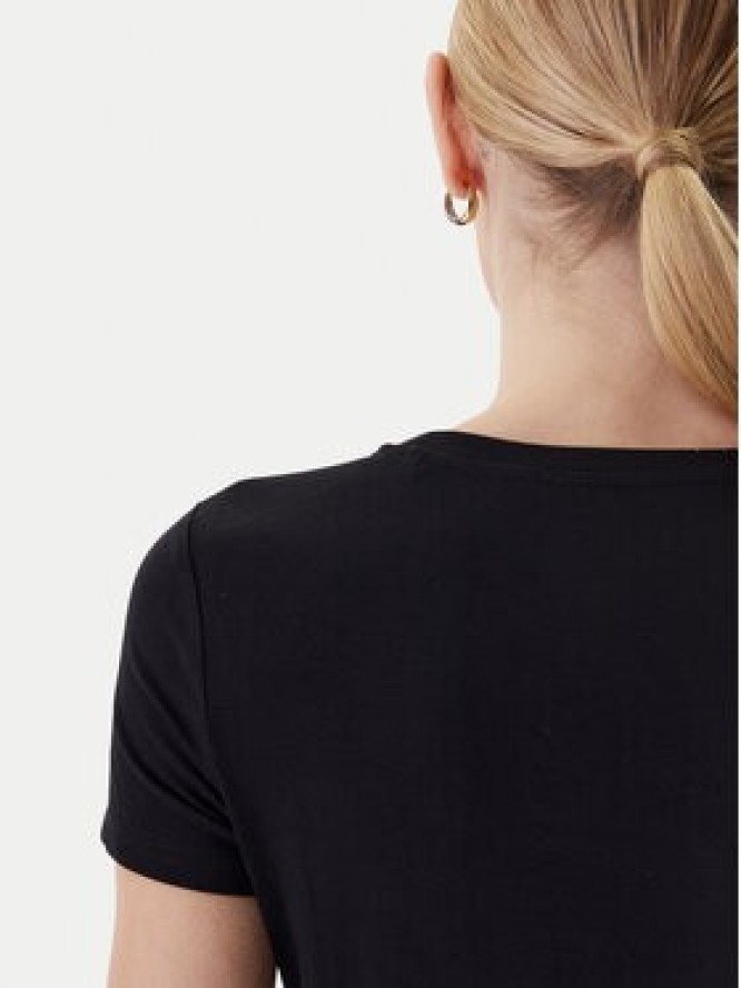 Guess T-Shirt W6RI24 J1314 Czarny Regular Fit