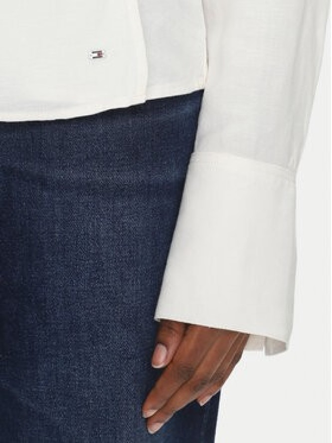 Tommy Hilfiger Koszula WW0WW44697 Écru Regular Fit