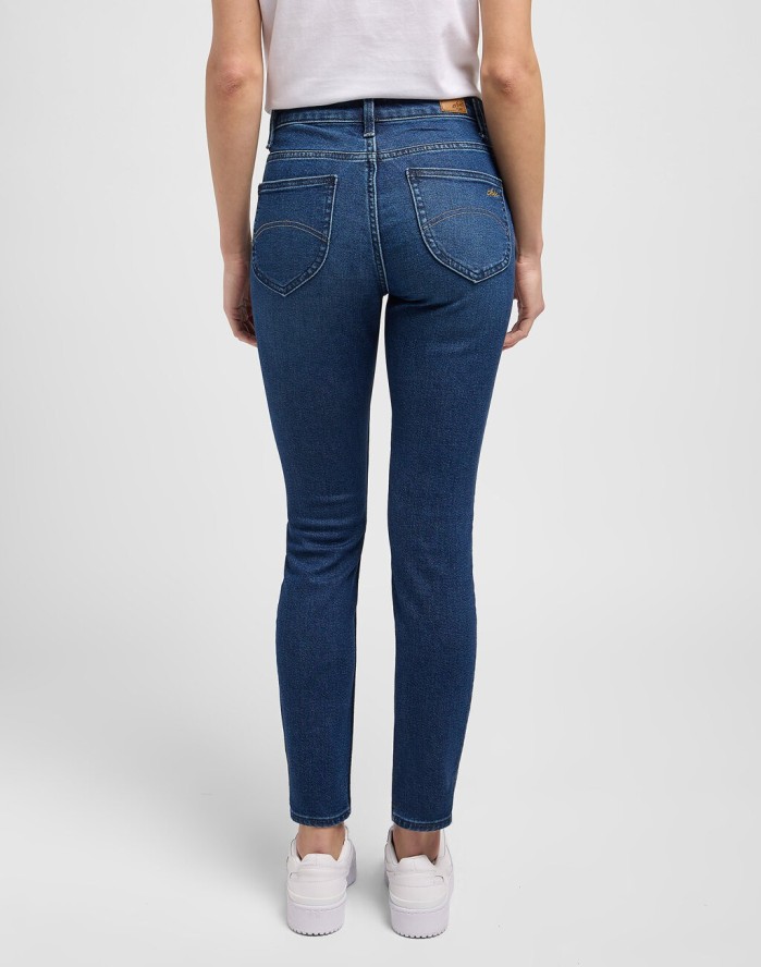 LEE DAMSKIE SPODNIE JEANSOWE HIGH RISE SKINNY MATERIAL GIRL 112351300 L34G016006