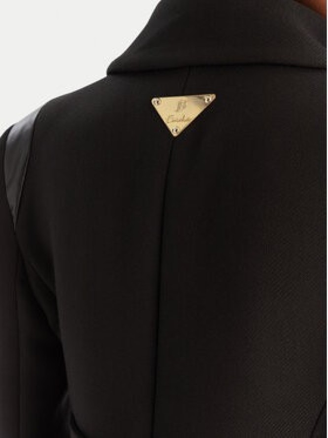 Babylon Płaszcz przejściowy E215BI Czarny Regular Fit