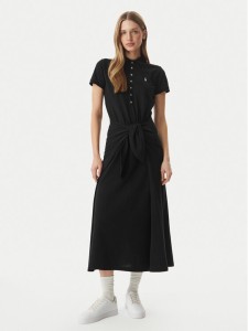 Polo Ralph Lauren Sukienka codzienna 211A12906002 Czarny Regular Fit