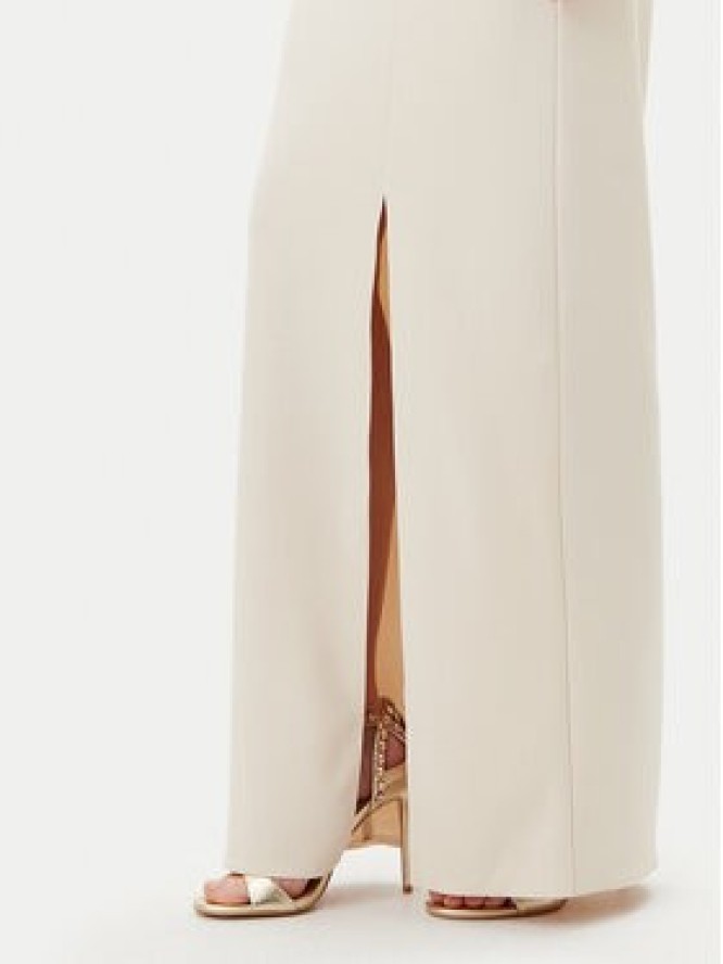 Rinascimento Sukienka wieczorowa CFC0123610003 Beżowy Regular Fit