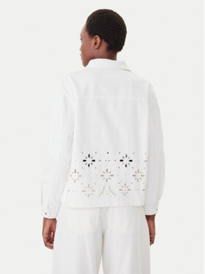 Morgan Kurtka jeansowa 252-VBRAD Biały Regular Fit