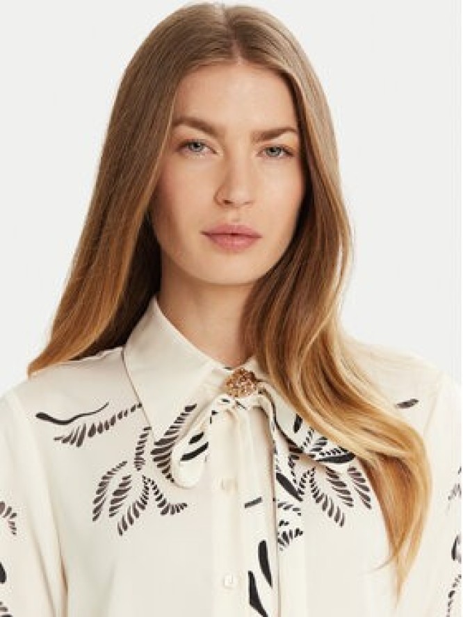 Marella Koszula Yacht 2513111043 Écru Relaxed Fit