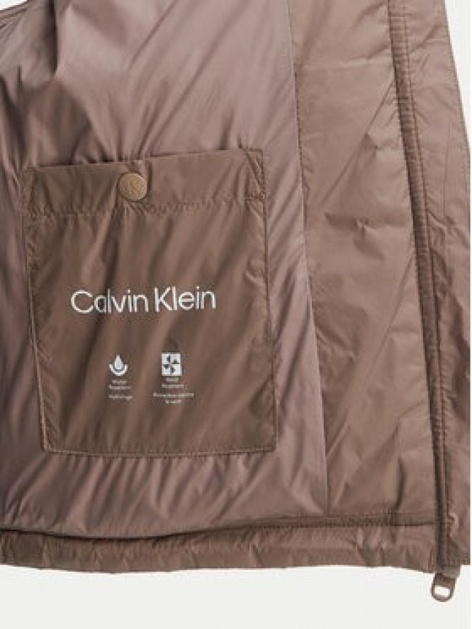 Calvin Klein Jeans Kurtka puchowa Essential LV047H500G Brązowy Relaxed Fit