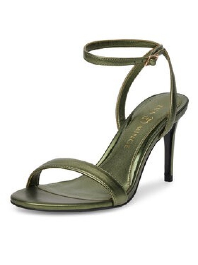 Eva Minge Sandały AGERATUM-LT133-6 Zielony